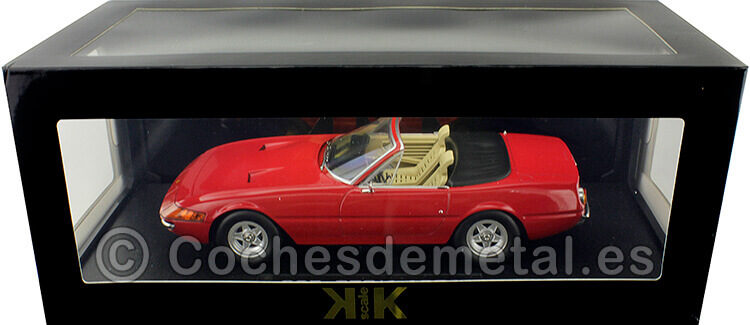 1971 Ferrari 365 GTB/4 Daytona Convertible Serie 2 Rojo 1:18 KK-Scale 180621