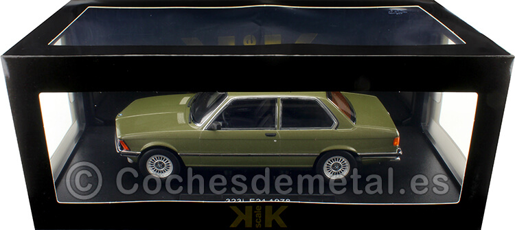 1978 BMW 323i Serie 3 (E21) Verde Metalizado 1:18 KK-Scale 180654