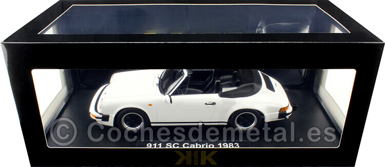 1983 Porsche 911 SC Convertible Blanco 1:18 KK-Scale 180751