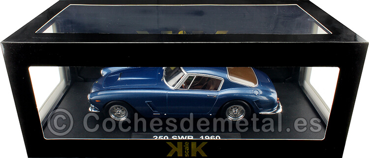1960 Ferrari 250 GT SWB Azul Metalizado 118 KK-Scale KKDC180763