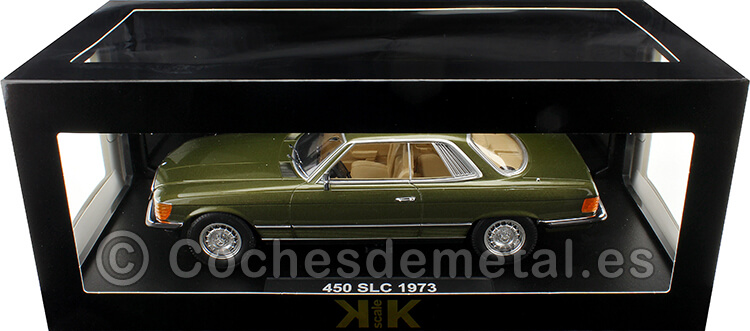 1980 Mercedes-Benz SL-Class 450SLC Coupé C107 Verde Metalizado 1:18 KK-Scale KKDC180792