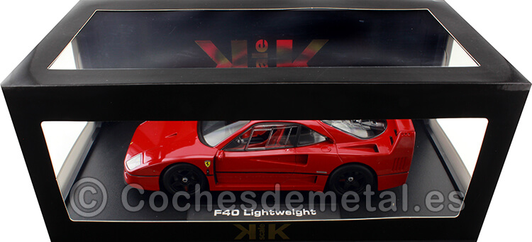 1990 Ferrari F40 Lightweight Rojo 1:18 KK-Scale 180811