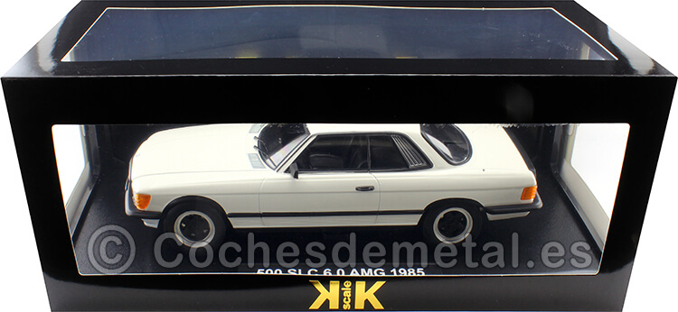 1985 Mercedes-Benz 500 SLC 6.0 AMG C107 Blanco 1:18 KK-Scale KKDC180892