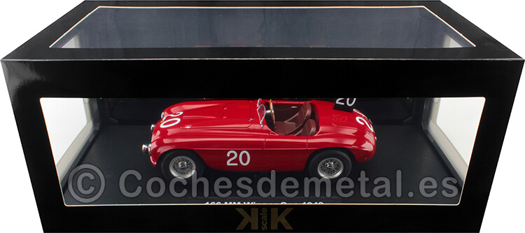 1949 Ferrari 166 MM Nº 20 Chinetti/Lucas Ganador 24h. De Spa Rojo 1:18 KK-Scale 180914