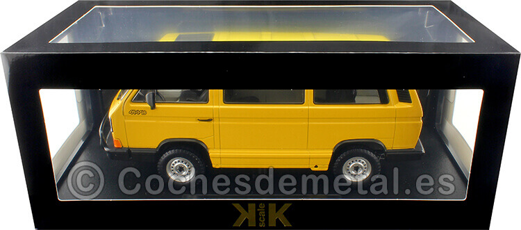 1987 Volkswagen Bus T3 Syncro Amarillo 1:18 KK-Scale 180961
