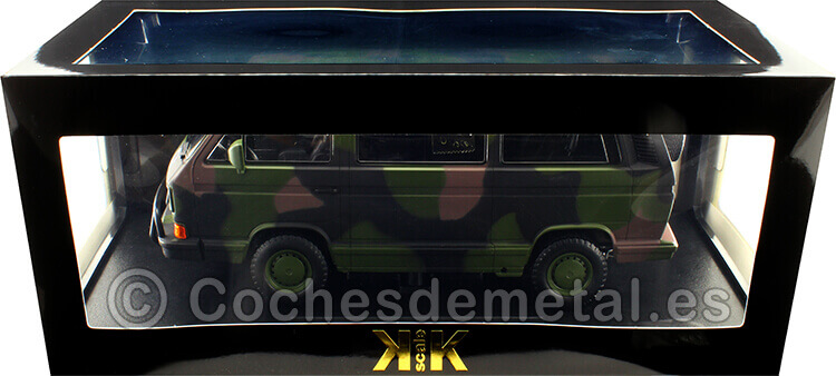 1987 Volkswagen Bus T3 Syncro Ejército Alemán 1:18 KK-Scale KKDC180969