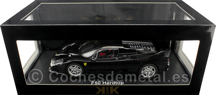 1995 Ferrari F50 Hardtop Negro 1:18 KK-Scale 180982