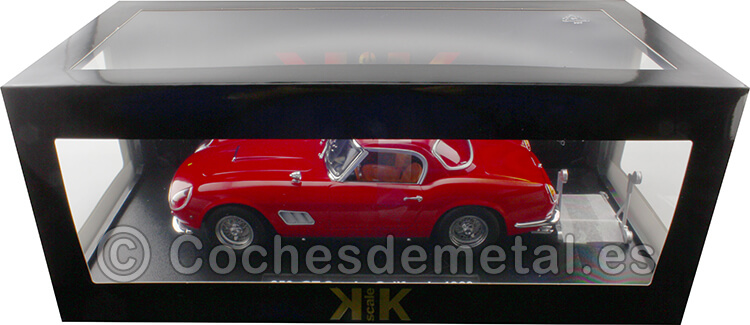1960 Ferrari 250 GT California Spyder Versión EE.UU. Rojo 1:18 KK-Scale KKDC181041