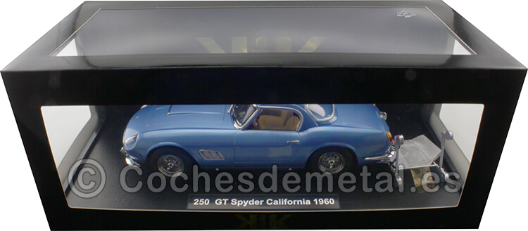 1960 Ferrari 250 GT California Spyder Azul Metalizado 1:18 KK-Scale KKDC181044