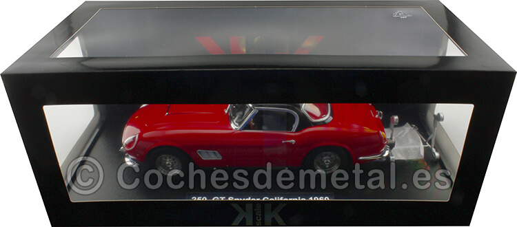 1960 Ferrari 250 GT California Spyder Rojo/Negro 1:18 KK-Scale KKDC181046