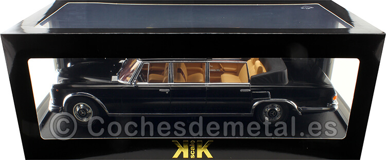 1964 Mercedes-Benz 600 W100 Landaulet Negro 1:18 KK-Scale KKDC181181