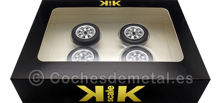 Set 4 Ruedas Porsche 924 1:18 KK-Scale KKDCACC015