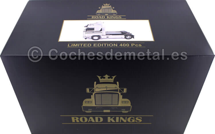 1995 Camion Scania 143 Streamline Gris/Negro 1:18 Road Kings 180103