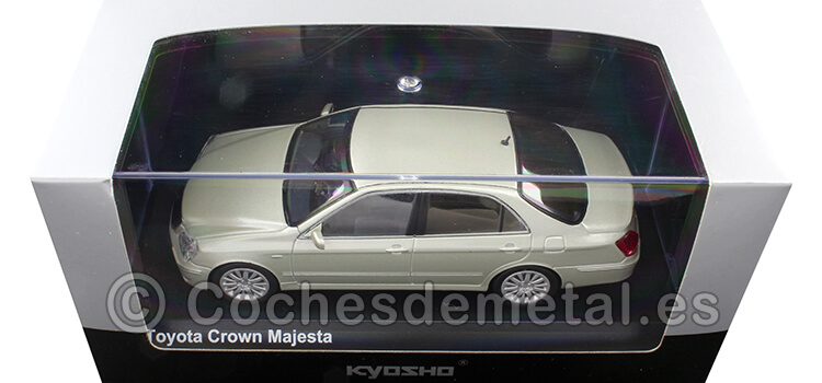 2013 Toyota Crown Majesta S210 Plateado Premium 1:43 Kyosho 03638S