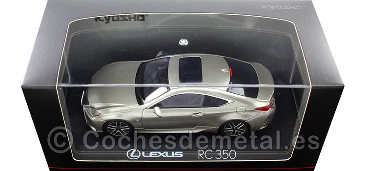 2014 Lexus RC350 Coupe Titanio Sonico 1:43 Kyosho 03657T