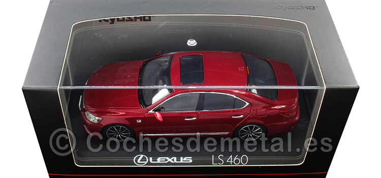 2015 Lexus LS460 F Sport (XF40) Rojo 1:43 Kyosho 03659RM