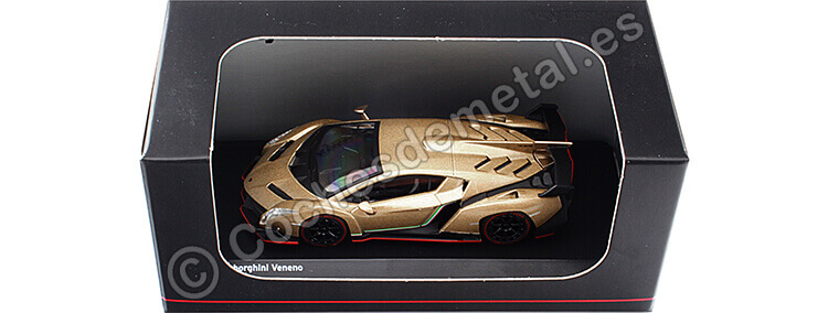 2013 Lamborghini Veneno LP750-4 Oro Metalizado 1:64 Kyosho 07040A1