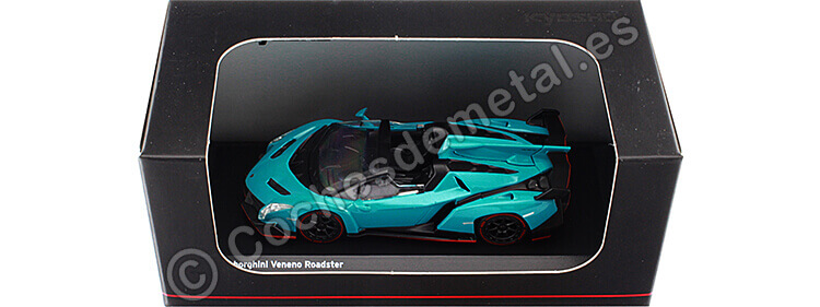 2015 Lamborghini Veneno Roadster LP750-4 Azul 1:64 Kyosho 07040A4