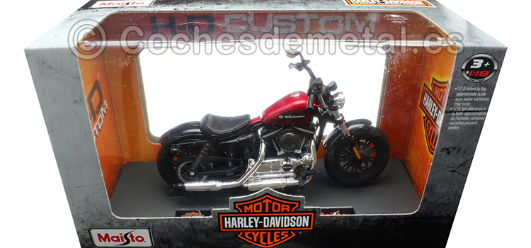 2018 Harley-Davidson Forty-Eight Special Roja 1:18 Maisto 19135