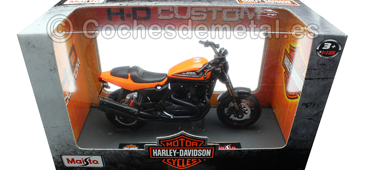 2011 Harley-Davidson XS 1200X Naranja 1:18 Maisto 21904