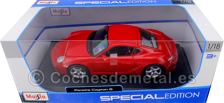 2006 Porsche Cayman S Rojo 1:18 Maisto 31122