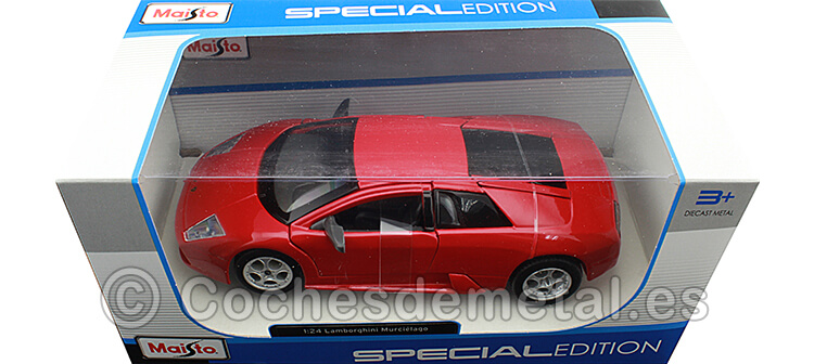 2004 Lamborghini Murcielago LP 640 Rojo 1:24 Maisto 31238