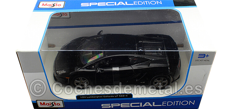2007 Lamborghini Gallardo LP560-4  Negro 1:24 Maisto 31291