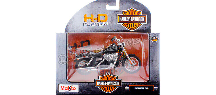 2006 Harley-Davidson Dyna Street BOB Black 1:18 Maisto 31360_342