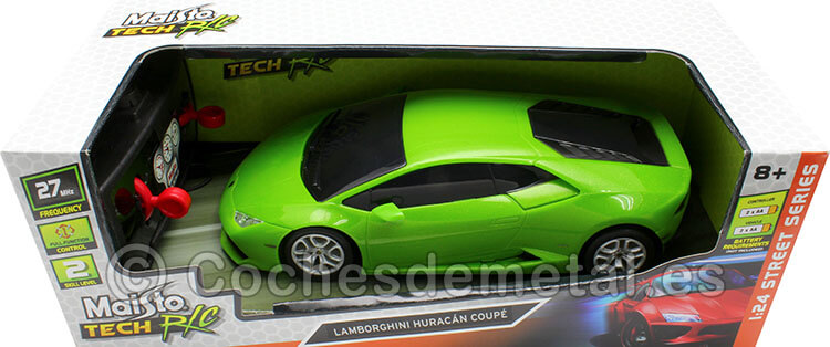 2014 Lamborghini Huracan LP610-4 Verde Radio Control 1:24 Maisto Tech R/C 31384E