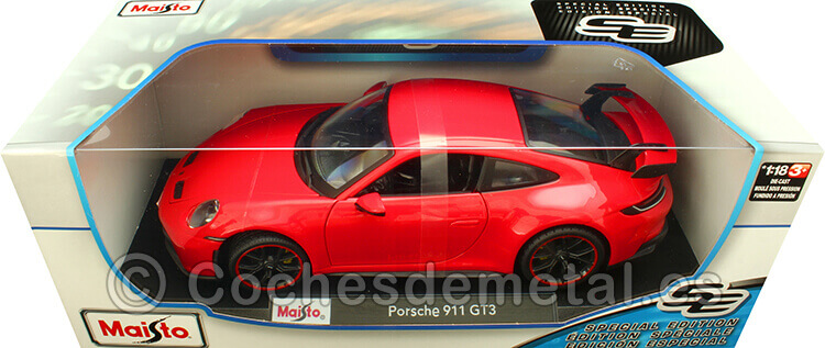 2022 Porsche 911 (992) GT3 Rojo 1:18 Maisto 31458 36458