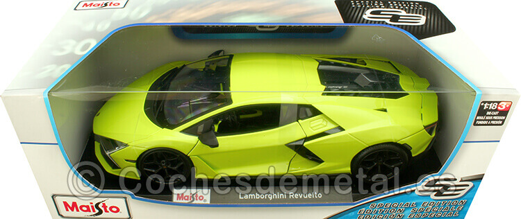 2023 Lamborghini Revuelto Hybrid Verde 1:18 Maisto 31463-06487