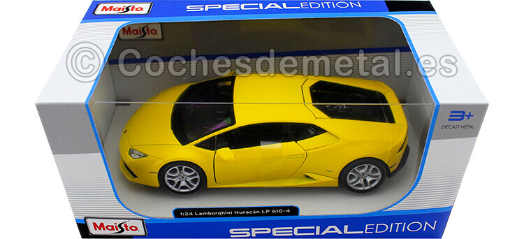 2014 Lamborghini Huracan LP610-4 Yellow 1:24 Maisto 31509