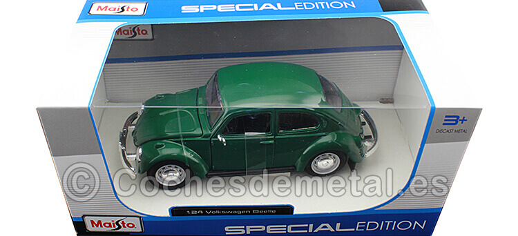 1974 Vokswagen Beetle 1303 Sport Verde 1:24 Maisto 31926