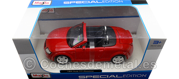 1999 Audi TT Roadster Rojo 1:24 Maisto 31978