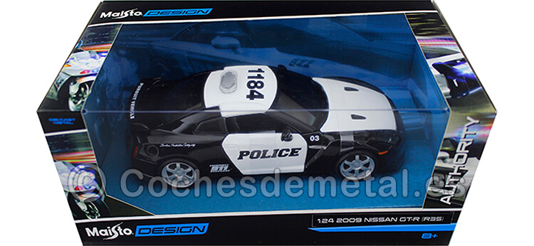 2012 Nissan GT-R (R35) Police Pursuit Vehicle 1:24 Maisto Design 32512