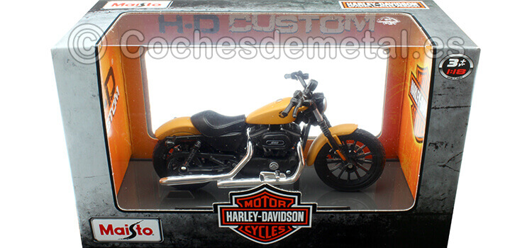 2014 Harley-Davidson Sportster Iron 883 Naranja 1:18 Maisto 34360_393