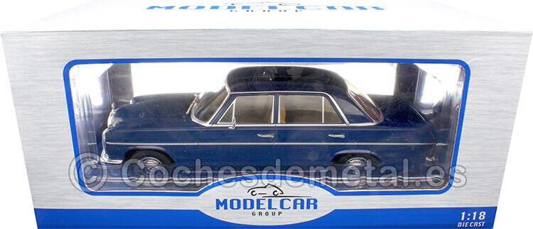 1968 Mercedes-Benz 200D (W115) Azul Oscuro 1:18 MC Group 18123