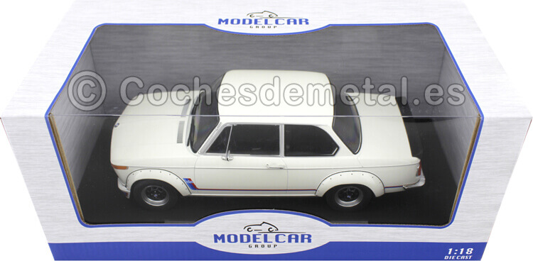 1973 BMW 2002 Turbo (E20) Blanco 1:18 MC Group 18148