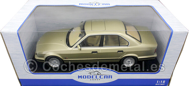1992 BMW Serie 5 (E34) Champán Metalizado 1:18 MC Group 18159