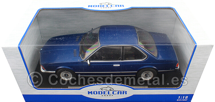 1976 BMW Serie 6 (E24) Azul Metalizado 1:18 MC Group 18164