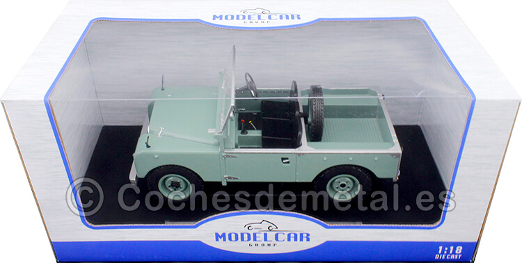 1957 Land Rover Series I RHD Convertible Verde 1:18 MC Group 18180