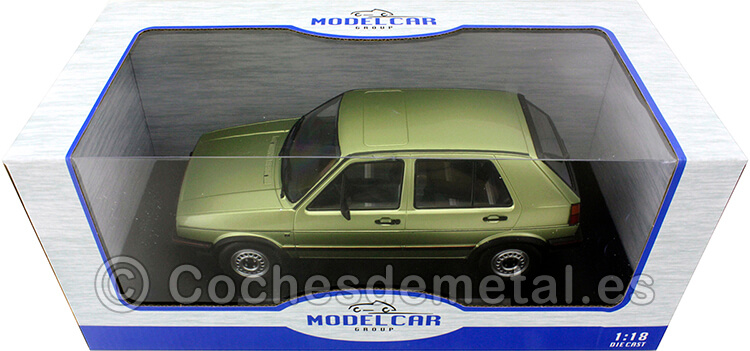 1984 Volkswagen VW Golf II GTI 5 Puertas Verde Metalizado 1:18 MC Group 18203