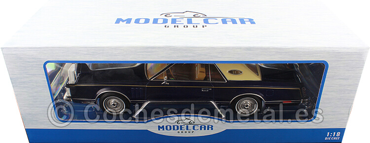 1978 Lincoln Continental Mark V Azul/Beige 1:18 MC Group 18215
