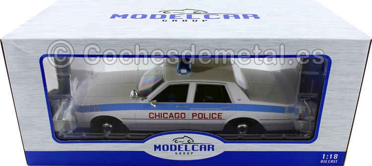 1987 Chevrolet Caprice Chicago Police Departament 1:18 MC Group 18219