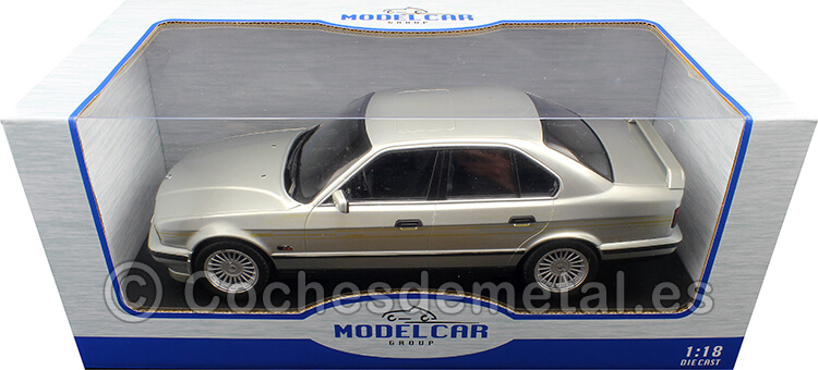 1994 BMW Alpina B10 4.6 (E34) Gris Metalizado 1:18 MC Group 18231