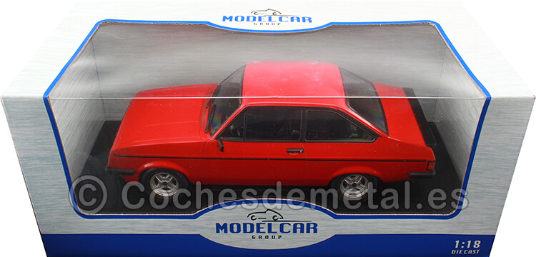 1977 Ford Escort MK II RS 2000 Rojo 1:18 MC Group 18249