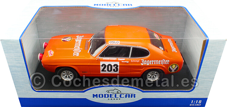 1973 Ford Capri MK1 Nº203 Schimpf/Zauner Rally Monte-Carlo 1:18 MC Group 18297