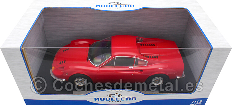 1969 Ferrari Dino 246 GT Rosso 1:18 MC Group 18359