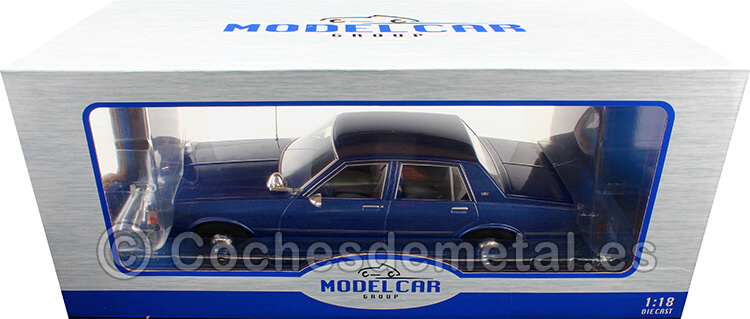 1987 Chevrolet Caprice Oficina Federal de Investigación FBI Azul Metalizado 1:18 MC Group 18388