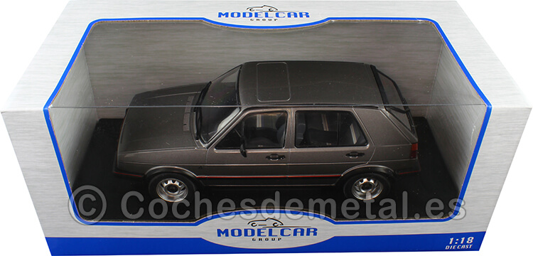 1984 Volkswagen VW Golf 2 GTI Gris Oscuro Metalizado 1:18 MC Group 18390